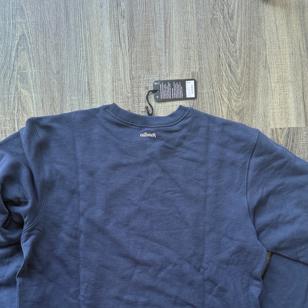 Allbirds Men's True Navy Blue Crewneck Sweatshirt - Picture 5 of 6